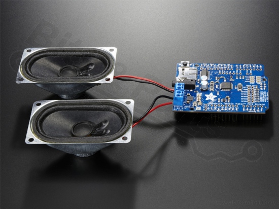 Audio MP3 'Music Maker' music shield with 3 Watt amplifier - Adafruit 1788